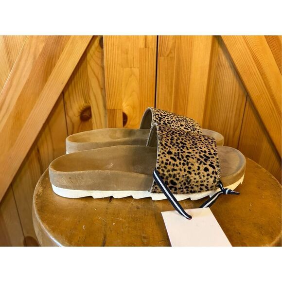 JOULES MARLOW SLIDES SANDALS LEAPORD SZ 7 NWT Read - Picture 3 of 11